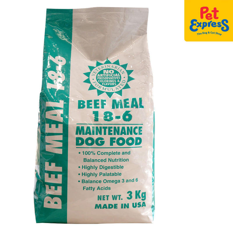 Beef Meal Optima 18-6 Maintenance Dry Dog Food 3kg