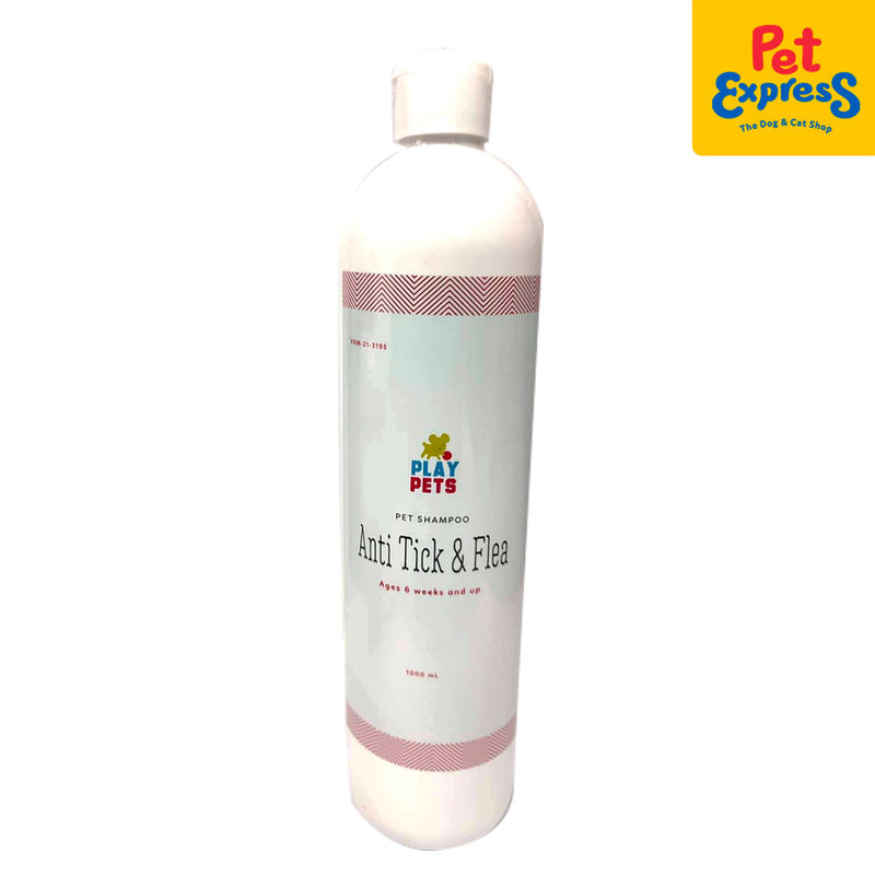 Play Pets Anti Tick and Flea Pet Shampoo 1L