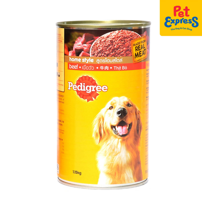 Pedigree Adult Beef Wet Dog Food 1.15kg (2 cans)_front