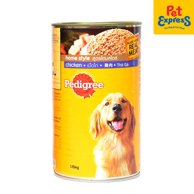 Pedigree Adult Chicken Wet Dog Food 1.15kg (2 cans)_front
