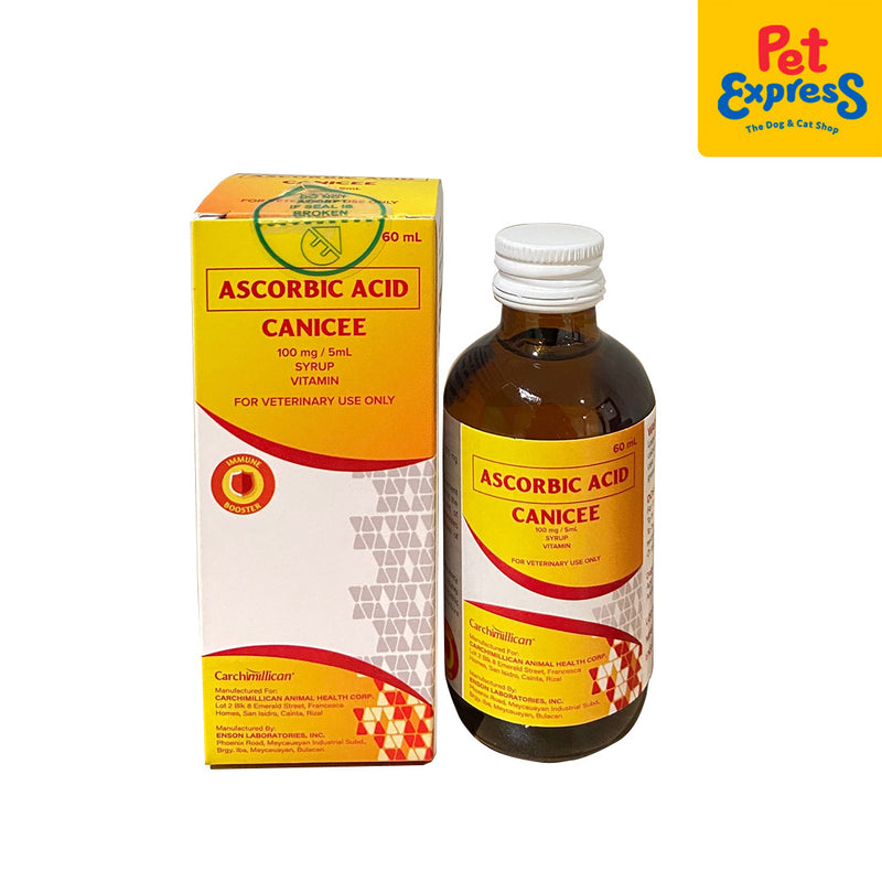 Canicee Pet Vitamin C Immune Booster 60ml (2 bottles)