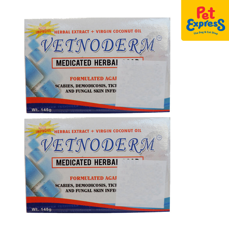 Vetnoderm Medicated Herbal Soap 145g (2 pcs)