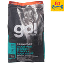 Go! Solutions Carnivore Grain-Free Chicken Turkey and Duck Recipe Adult Dry Dog Food 22lbs