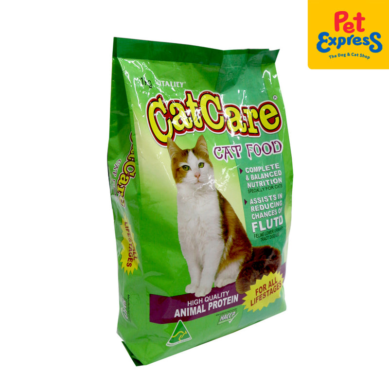 Cat Care Dry Cat Food 1kg_side