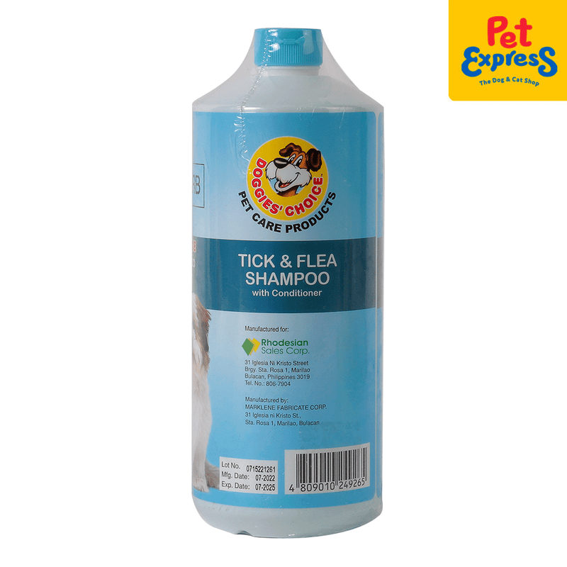 Doggies Choice Shampoo Tick and Flea 1L Pet Express Pet Express