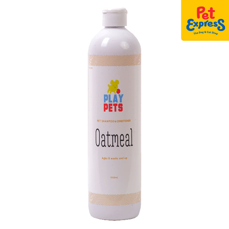 Play Pets Oatmeal Dog Shampoo and Conditioner 1L