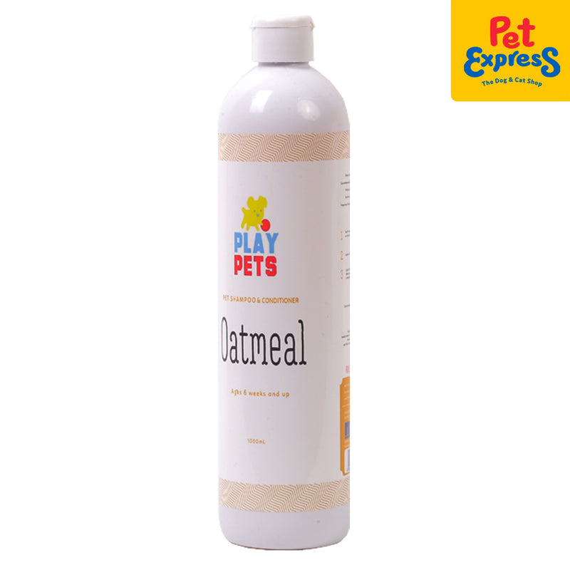 Play Pets Oatmeal Dog Shampoo and Conditioner 1L