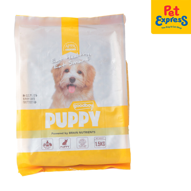 Goodboy Puppy Beef And Milk Dry Dog Food 1.5kg_front