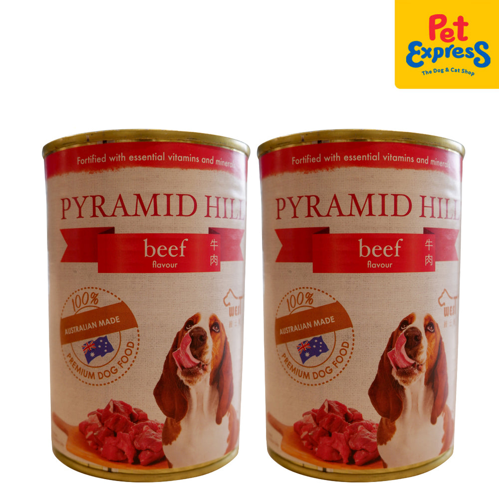 Pyramid Hill Beef Wet Dog Food 400g 2 cans