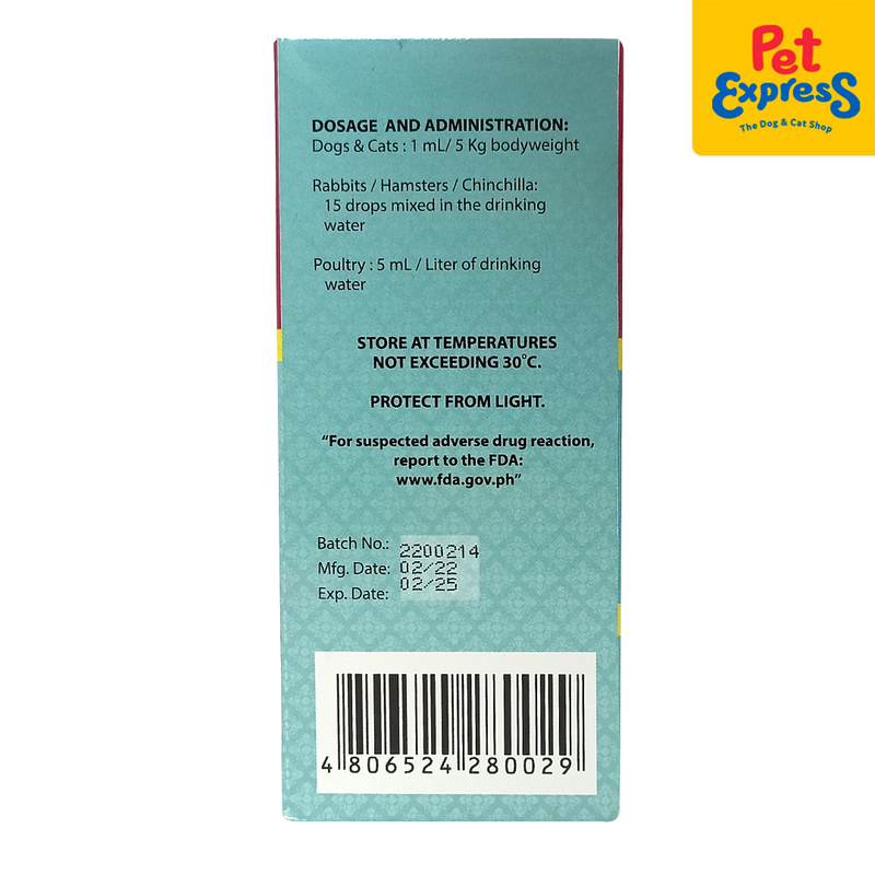 LC Vit Pet Multivitamins in Syrup 120ml Pet Express Pet Express