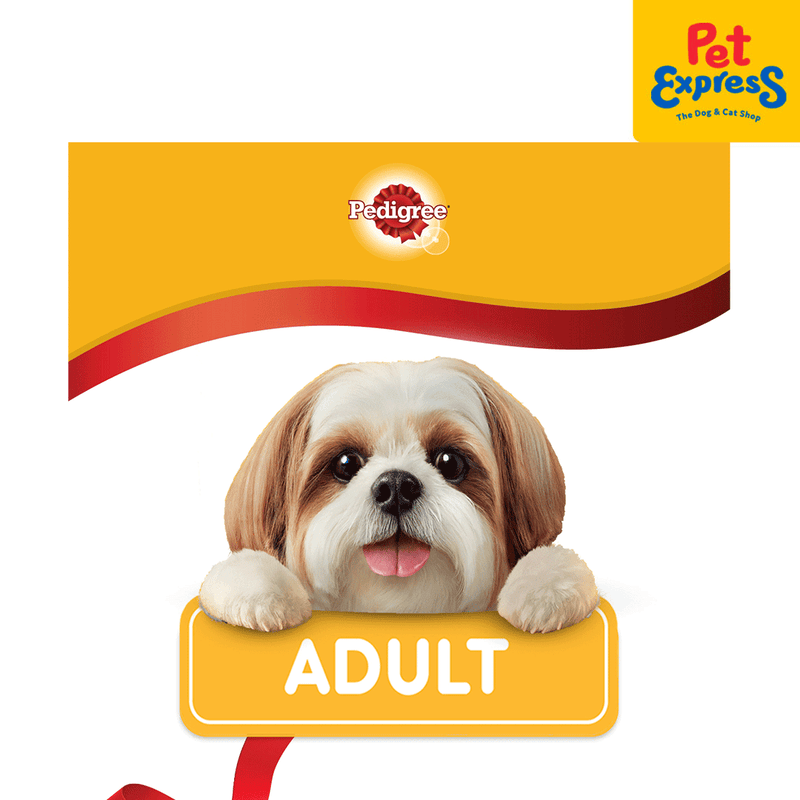 Pedigree Adult Beef Chunks in Gravy Wet Dog Food 130g (12 pouches)_lifestyle a