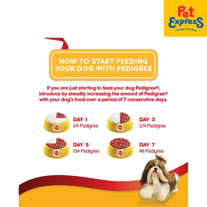 How much pedigree to feed my puppy deals