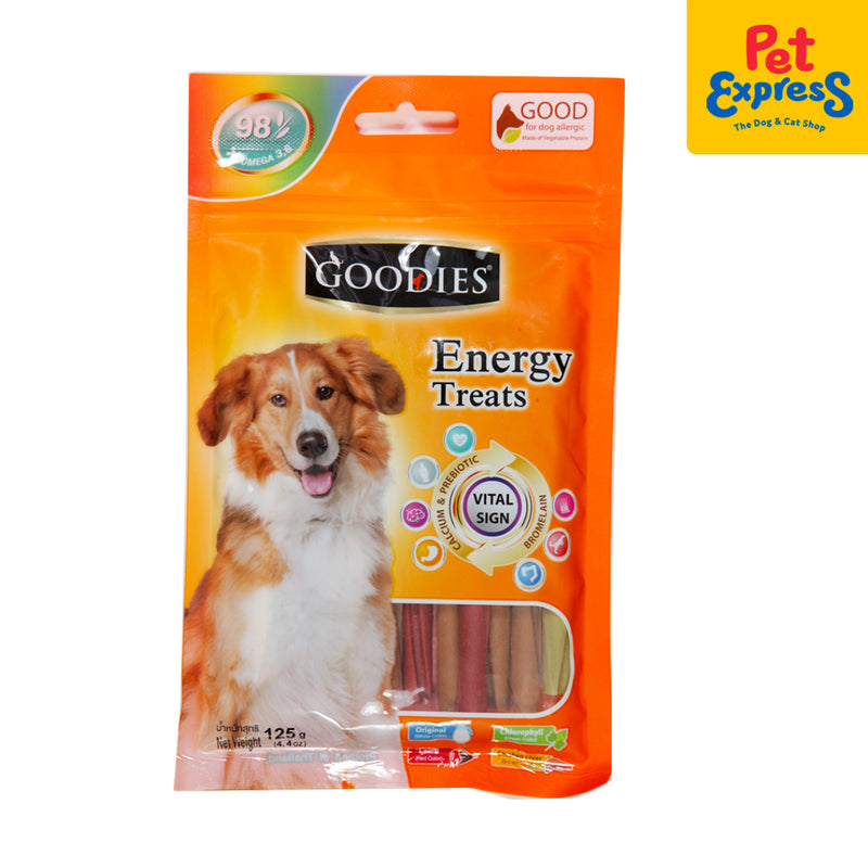 Goodies Energy Twisted Dog Treats 125g_front