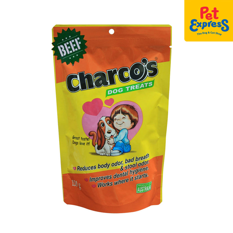 Charco's Beef Dog Treats 150g (2 packs)_front