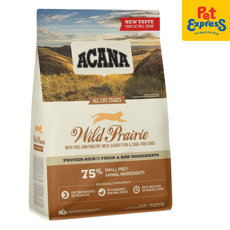 Acana Wild Prairie Kitten and Cat Dry Cat Food 1.8kg