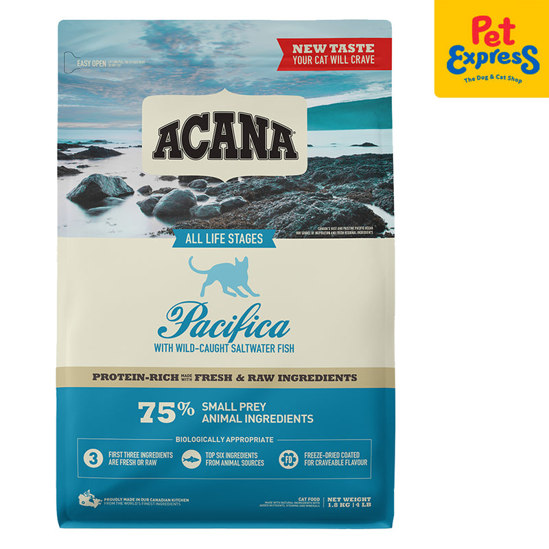 Acana Pacifica All Life Stages Dry Cat Food 1.8kg