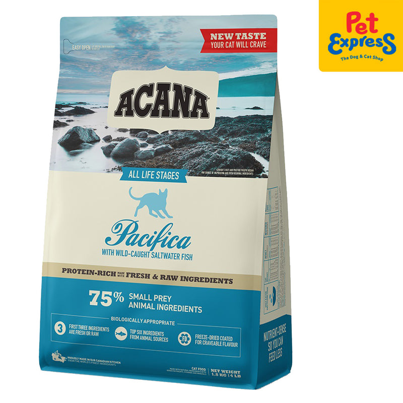 Acana Pacifica All Life Stages Dry Cat Food 1.8kg