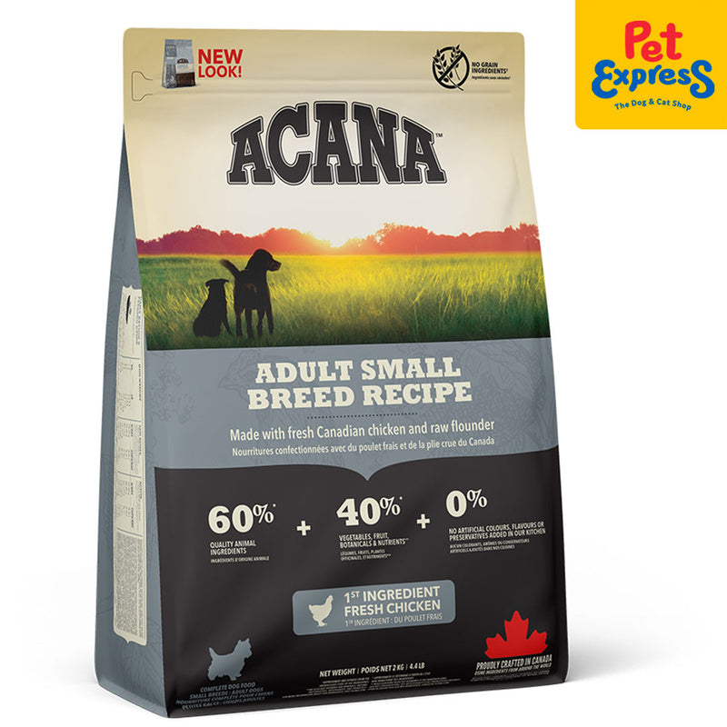 Acana Adult Small Breed Dry Dog Food 2kg Pet Express