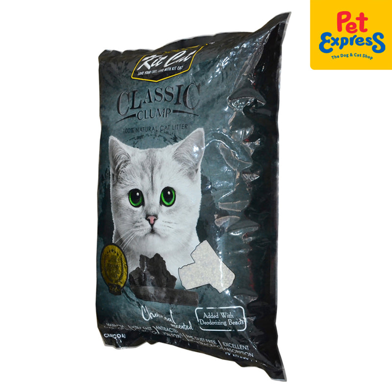 Kit Cat Classic Clump Charcoal Cat Litter 10L