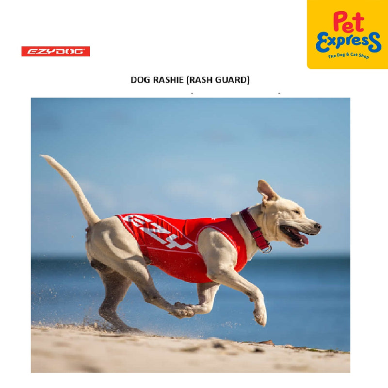 EzyDog Rashie Dog Apparel Large Red
