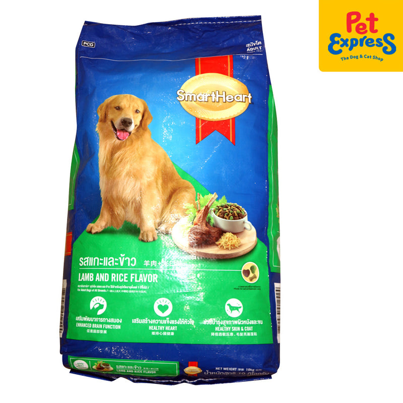 SmartHeart Adult Lamb and Rice Dry Dog Food 10kg