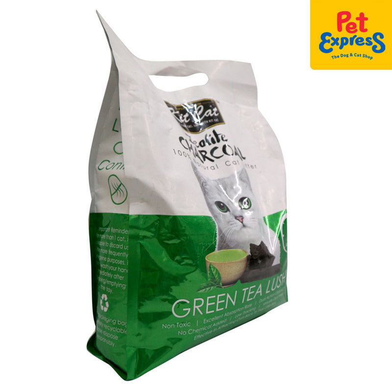Kit Cat Zeolite Charcoal Green Tea Cat Litter 4kg