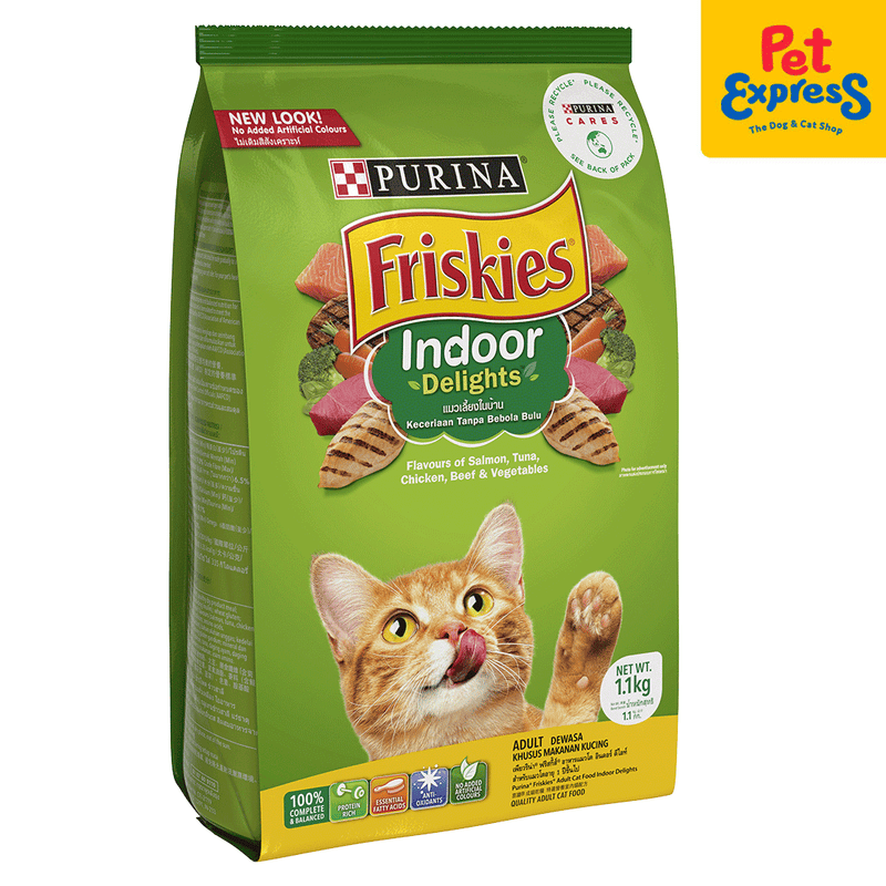 Friskies Indoor Delights Dry Cat Food 1.1kg