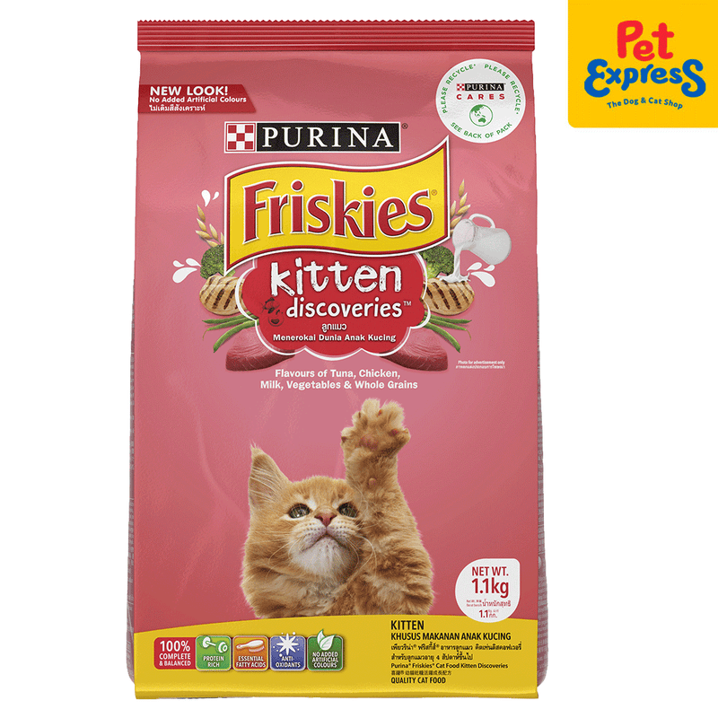 Friskies Kitten Discoveries Dry Cat Food 1.1kg