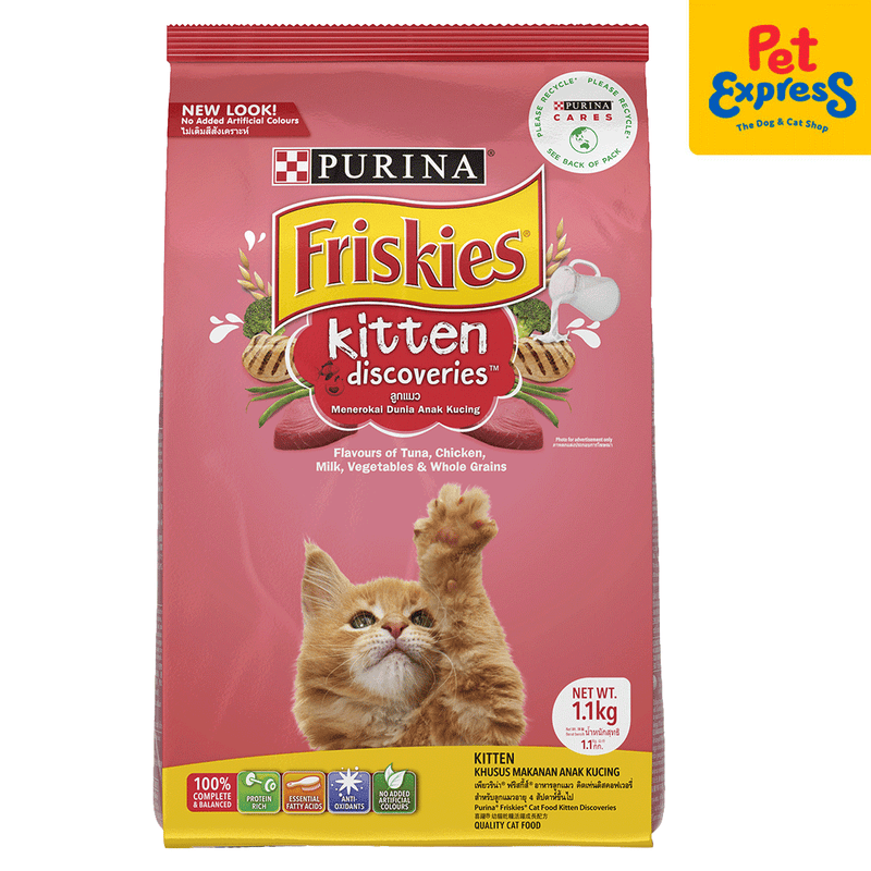 Friskies Kitten Discoveries Dry Cat Food 1.1kg Pet Express