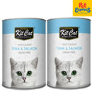 Kit Cat Grain-Free Tuna and Salmon Wet Cat Food 400g (2 cans)