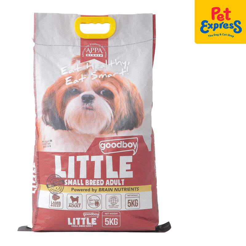 Goodboy Little Small Breed Adult Lamb and Beef Dry Dog Food 5kg_front