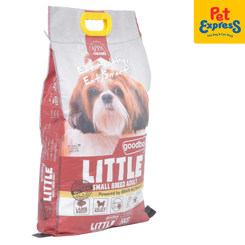 Goodboy Little Small Breed Adult Lamb and Beef Dry Dog Food 5kg_side