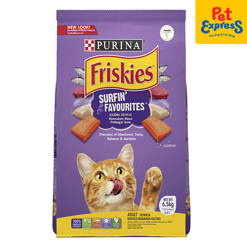Friskies Surfin Favourites Dry Cat Food 6kg