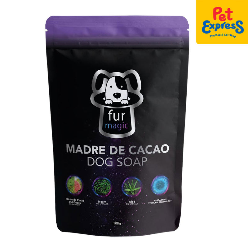 Furmagic Madre de Cacao Violet Dog Soap 108g_front