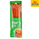 Sleeky Chewy Snack Strap Bacon Dog Treats 50g (2 packs)_front