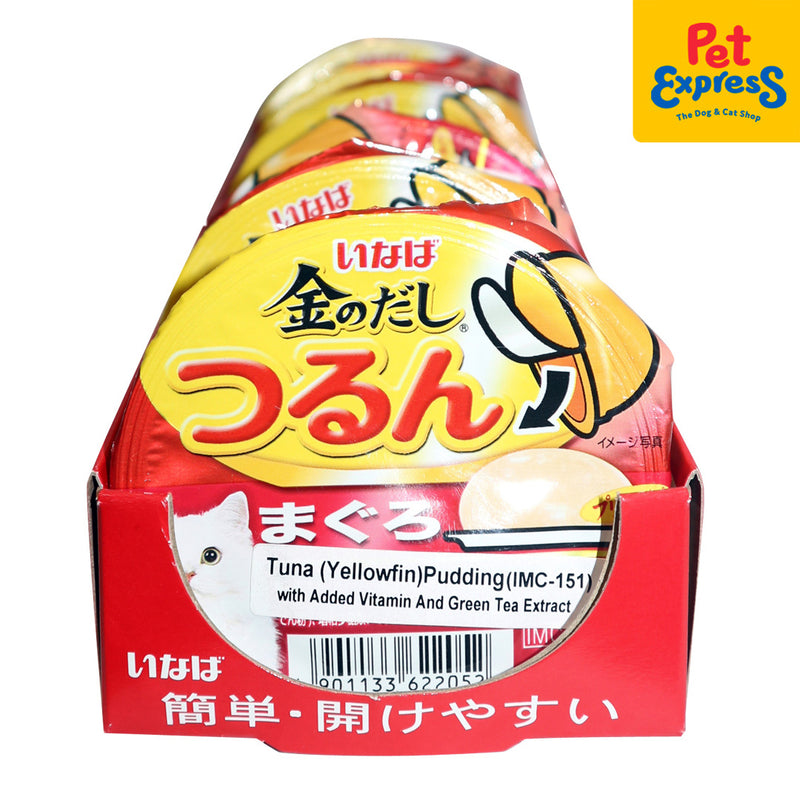 Inaba Pudding Cup Tuna Yellow Fin Wet Cat Food 65g (IMC-151) (6 pcs)
