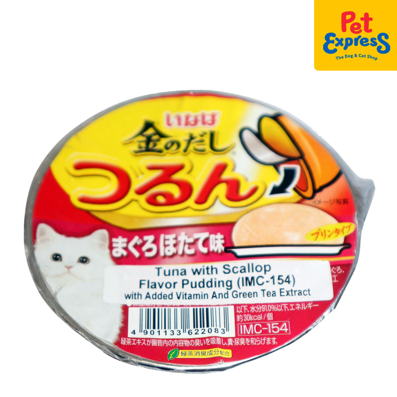 Inaba Pudding Cup Tuna Scallop Wet Cat Food 65g (IMC-154) (6 pcs)