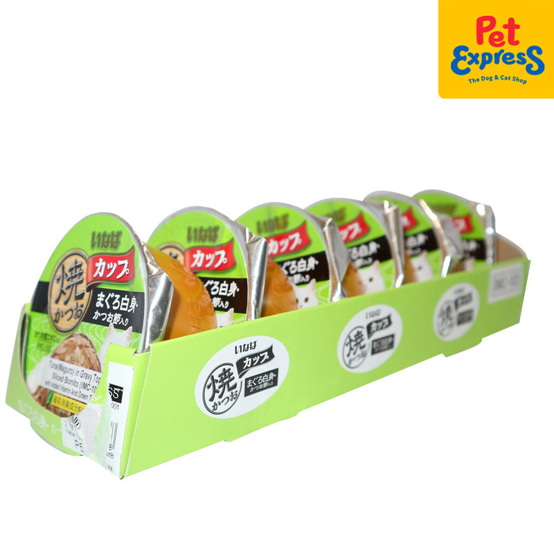 Inaba Grilled Cup Tuna Gravy Sliced Bonito Wet Cat Food 80g (IMC-103) (6 pcs)