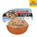Inaba Grilled Cup Tuna Gravy Crab Stick Sliced Bonito Wet Cat Food 80g (IMC-102) (6 pcs)