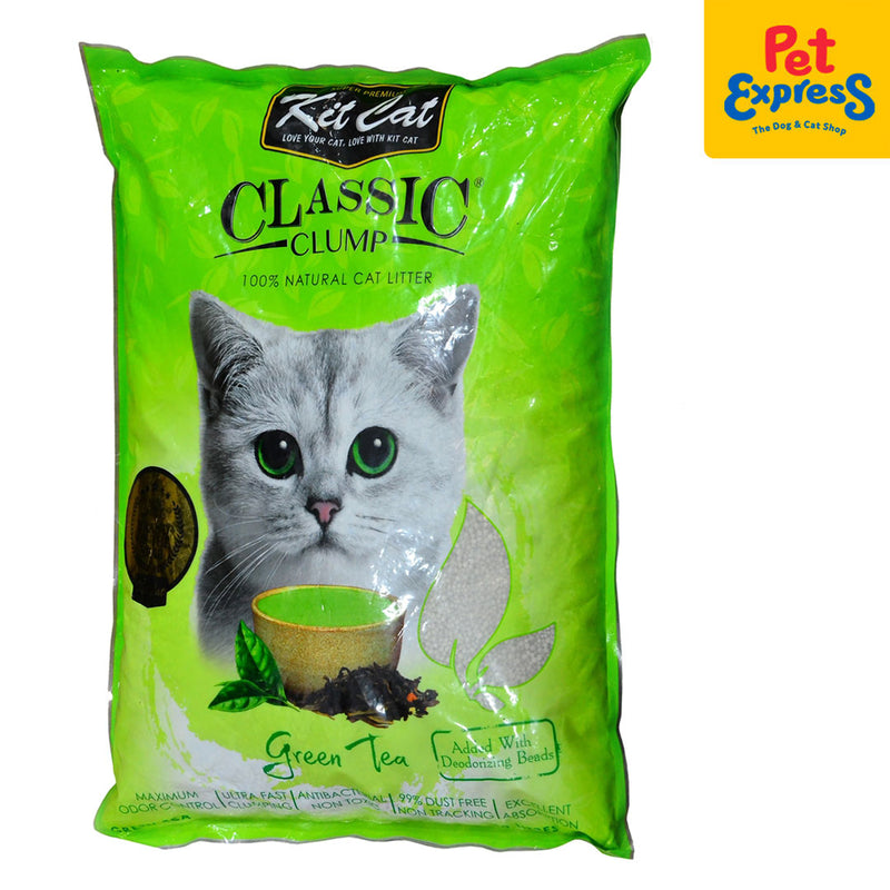 Kit Cat Classic Clump Green Tea Cat Litter 10L