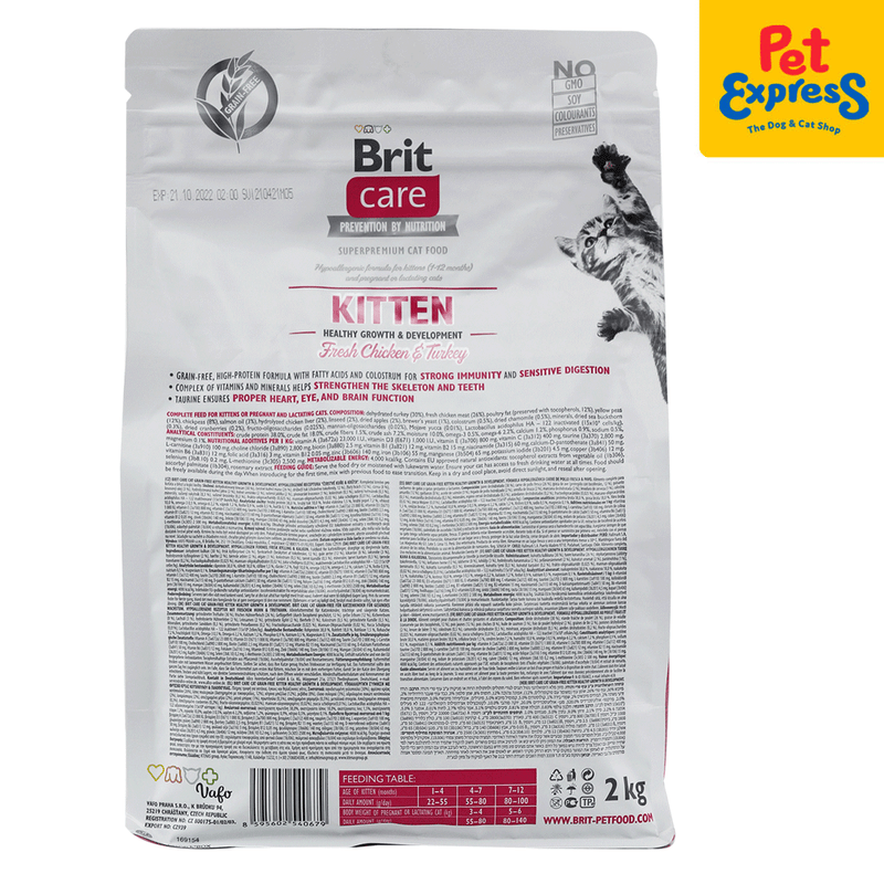 Brit Care Kitten Healthy Growth and Development Dry Cat Food 2kg