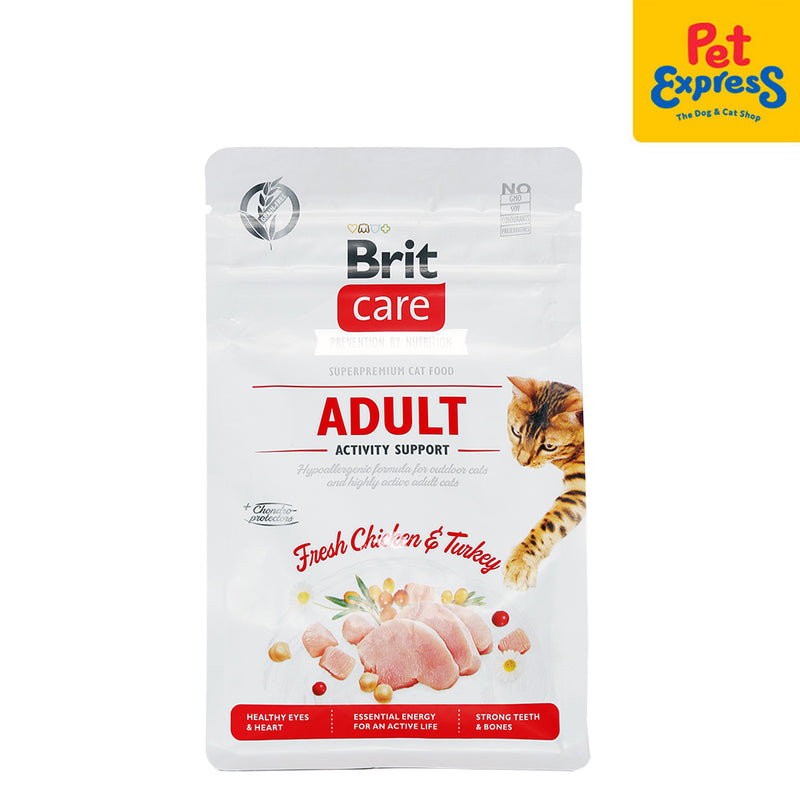 Brit Care Adult Activity Support Dry Cat Food 400g