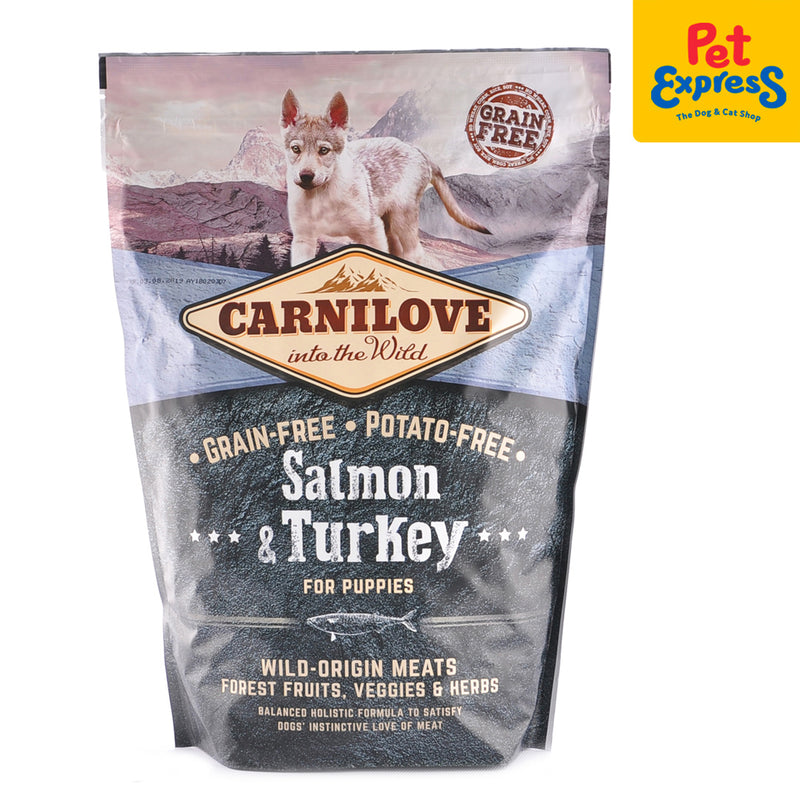 Carnilove Puppy Salmon and Turkey Dry Dog Food 1.5kg