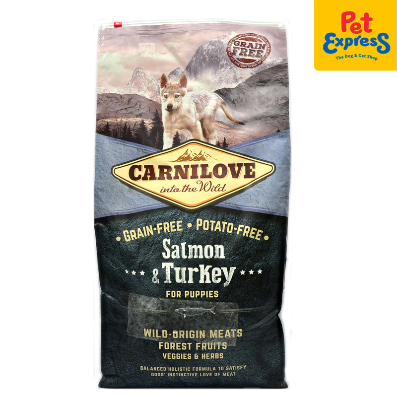 Carnilove Puppy Salmon and Turkey Dry Dog Food 12kg