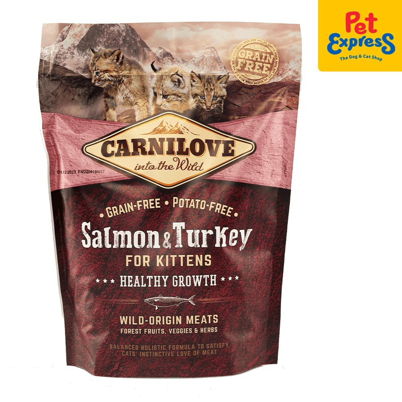 Carnilove Kitten Salmon and Turkey Dry Cat Food 400g