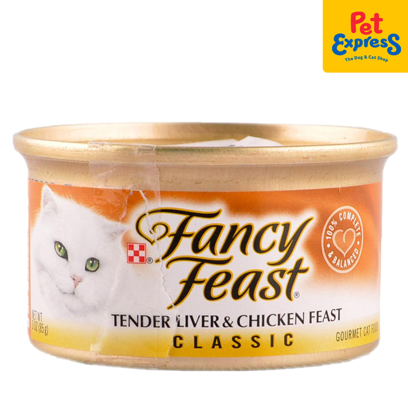 Fancy Feast Classic Liver and Chicken Wet Cat Food 85g (12 cans)