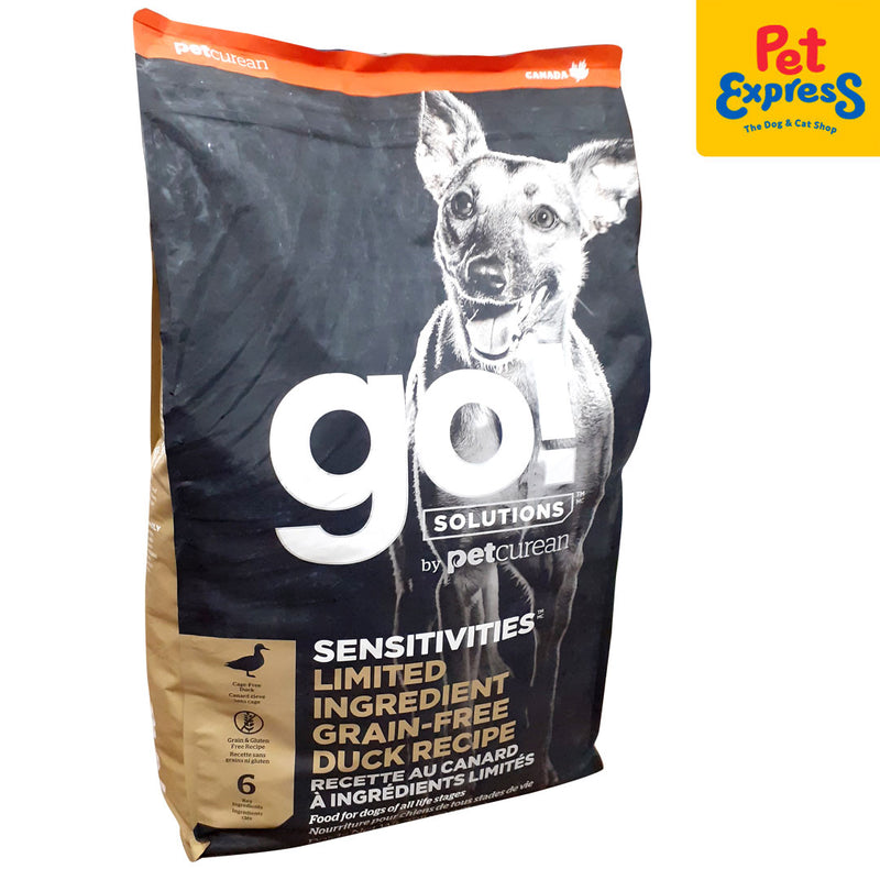Go! Solutions Sensitivities Limited Ingredients Grain Free Duck Recipe Dry Dog Food 22lbs