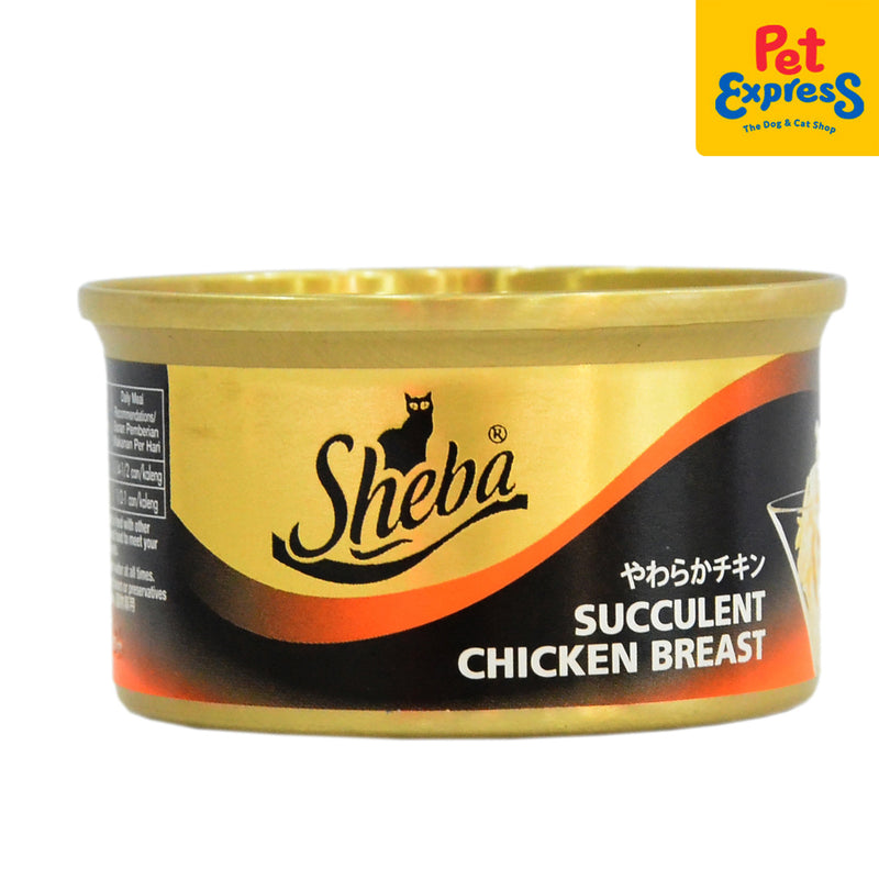 Sheba Succulent Chicken Breast Wet Cat Food 85g (6 cans)_front