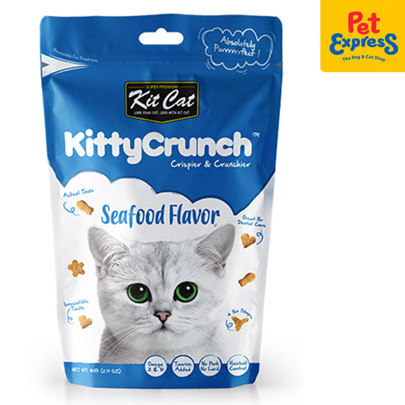 Kit Cat Kitty Crunch Seafood Cat Treats 60g