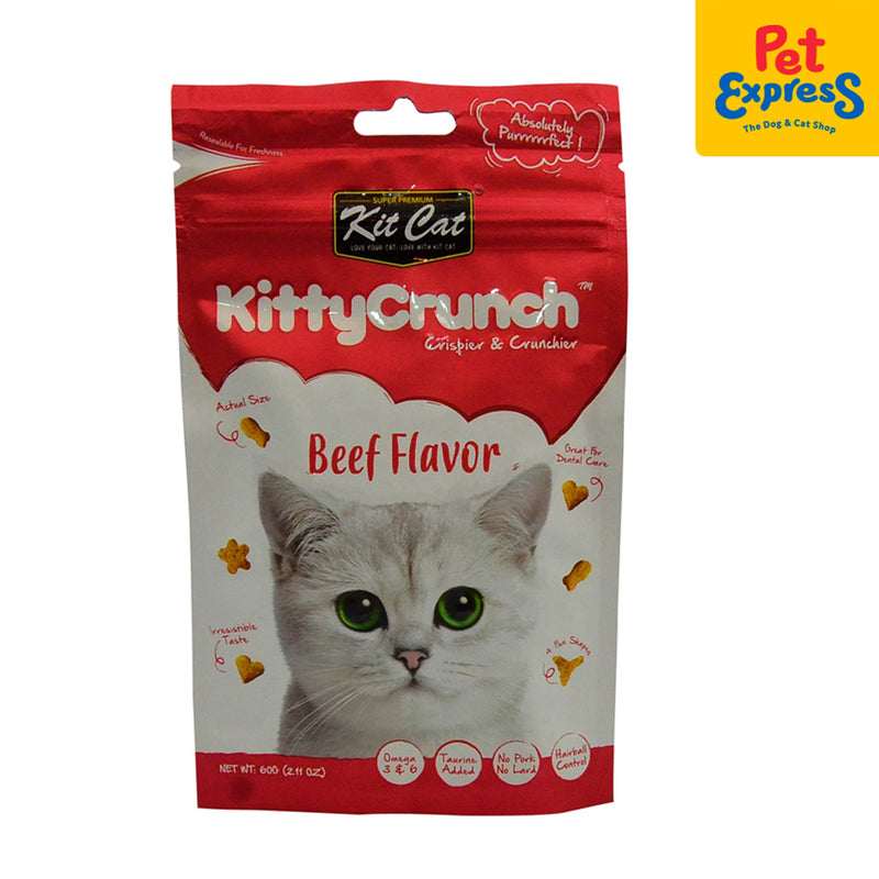 Kit Cat Kitty Crunch Beef Cat Treats 60g